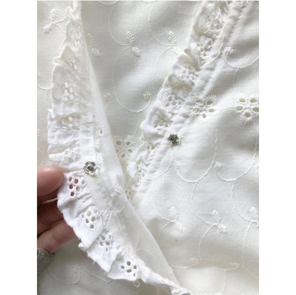 Vintage Cream Dress Size Small - Picture 9 of 16